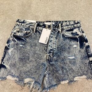 High-Rise Jean Shorts